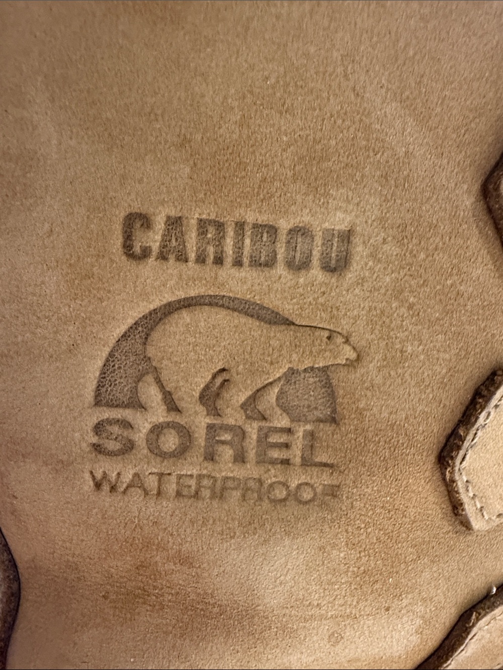 Insulated Sorel Women's Tan and Black Winter Lace-Up Boots with Faux Fur - Picture 7 of 8